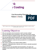 Process Costing: Cost Accounting Principles, 9e