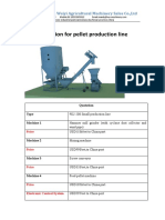 Quotation For Pellet Production Line