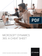 Microsoft Dynamics 365: A Cheat Sheet