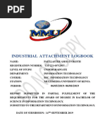 Industrial Attachment Logbook