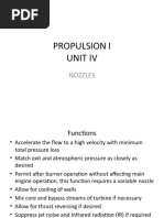 Propulsion I Unit Iv: Nozzles