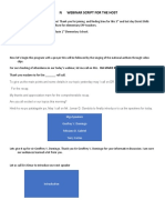 N Webinar Script For The Host