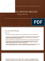 Kuliah 8 - Asal-Usul Bahasa Melayu