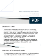 Technology Transfer From R&D To Production