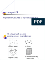 Crystal Structures & Crystal Geometry: A) Inert Gases B) Steam