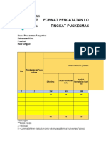 Format Pencatatan Logistik Puskesmas Dan Fasyankes