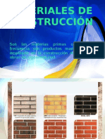 MATERIALES DE CONSTRUCCIÓN