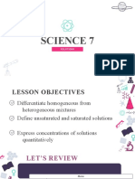 Science 7 - Solutions