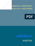 Analgésicos y antiinflamatorios no esteroideos: salicilatos, AINEs de vida corta y larga