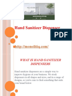 Hand Sanitizer Dispenser