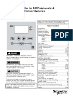 Group G Controller For ASCO Automatic & Non-Automatic Transfer Switches User's Guide