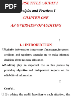 Audit Principle Chapter-1