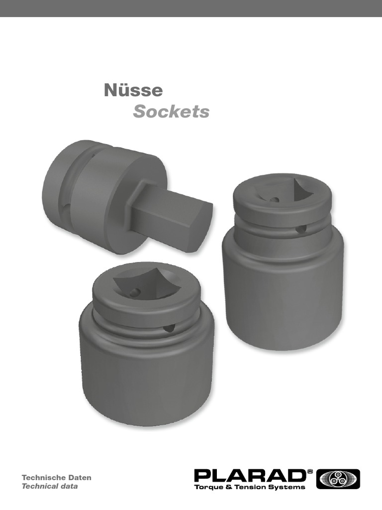 Socket Sizes and Dimension | PDF