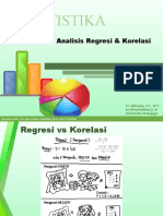 Pertemuan 12 Analisis Regresi Korelasi