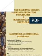 Food Beverages Servive Standard Operating Procedures