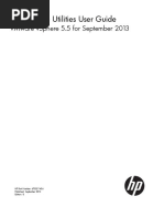 HP Vmware Utilities User Guide: Vmware Vsphere 5.5 For September 2013