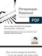 Persamaan Rasional..