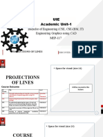 UIE Academic Unit-1: Bachelor of Engineering (CSE, CSE-IBM, IT) Engineering Graphics Using CAD MEP-117