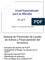 Curso Virtual Especializado para la Oficialía PLAFT