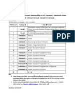 Pengumuman Kelas SIA SM Ganjil 2021-2022