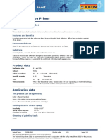 Acrylic Emulsion Primer: Technical Data Sheet