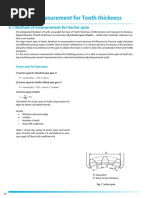 Chapter 4 Measurement For Tooth Thickness