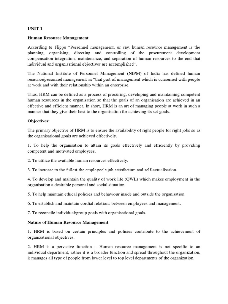 202 HRM | PDF | Human Resource Management | Human Resources