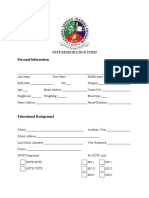 NSTP Registration Form