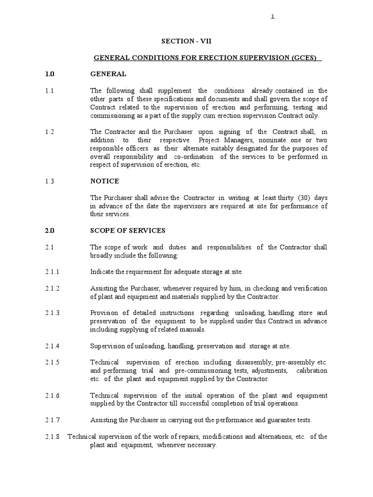 General Terms and Conditions of A Tender For Transmission VOL 1 7.0