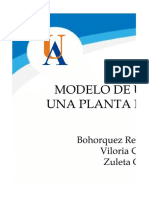 Modelo de Ubicación de Una Planta Especializada