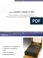 1.Implementation Tutorial on RSA