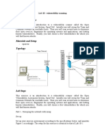 Learning Objectives: Lab 10 - Vulnerability Scanning