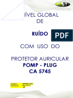 Ruído Global Utilizando ProtetorAuricular 5745