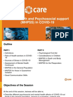CARE Module 7 - Mental Health and Psychosocial Support (MHPSS)