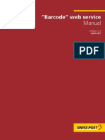 "Barcode" Web Service: Manual