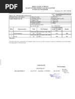 Kerala Water Au Hor Ity Quality Control District Lab, Thana, Kannur Water Analysis Report