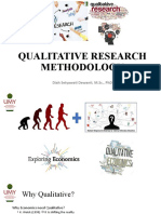 Qualitative Research Methodology: Diah Setyawati Dewanti, M.SC., PHD