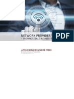 Network Provider Wi-Fi: - The Wholesale Business Model