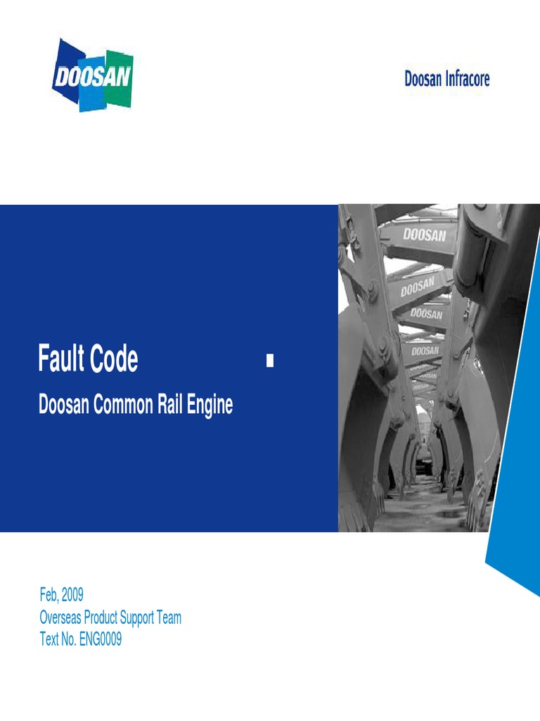 ENG0009 DL DV Fault Code | PDF | Fuel Injection | Turbocharger