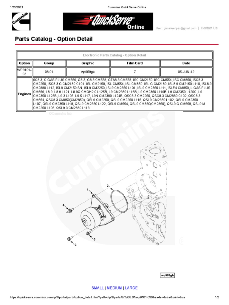 Parts Catalog - Option Detail: Option Group Graphic Film Card Date ...