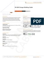 0361tq Bs 638 Orange Welding Cable