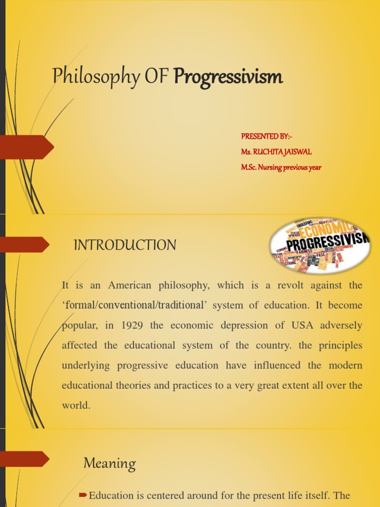 Progressivism intelligence overview
