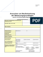 Neufestsetzung Der Bebauungsgrundlagen