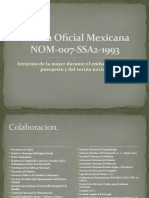 Norma Oficial Mexicana NOM-007-SSA2-1993