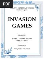 Invasion Games: Examples in the Philippines | PDF | Invasion | Games Of ...