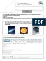 Evaluación Unidad Ii Ciencias Naturales 3° Básico