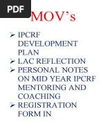 Ipcrf Development Plan Lac Reflection Personal Notes On Mid Year Ipcrf Mentoring and Coaching Registration Form in