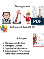 Management: Prof. Marlon P. Tuiza, LPT, DPA