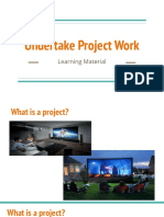 (Learning Material) Undertake Project Work - 2020