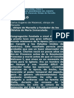 CURSO DE ANGELOLOGIA Tema 5 El Diablo en Las Enseñanzas Del Obispo Carlos Eugenio de Mazenod Obispo de Marsella